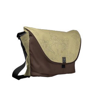 Art Nouveau Lace Messenger Bag rickshaw_messengerbag