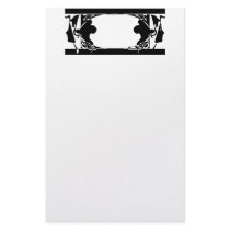 Art Nouveau Ladies Silouette stationery