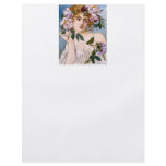 Art Nouveau Lady with Flowers Custom Flyer