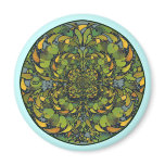 Art Nouveau Leaf Mandala Magnet