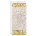 art nouveau marigold vintage art full color rack card