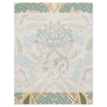 art nouveau nature botanical autumn pattern full color flyer