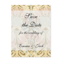 art nouveau nature floral pattern art postcards