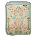 art nouveau nature floral pattern sleeves for ipads