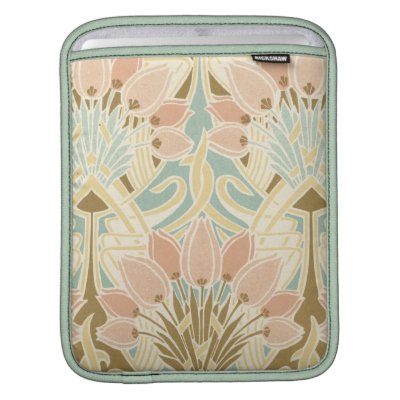 art nouveau nature floral pattern sleeves for ipads Rickshaw_sleeve art nouveau nature floral pattern sleeves for ipads Rickshaw_sleeve
