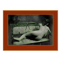 "Art nouveau nude" on sofa posters by Malanda "Art nouveau nude" on sofa posters