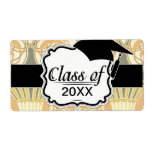 art nouveau ornate royale design graduation custom shipping labels