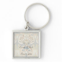 art nouveau ornate royale design key chains
