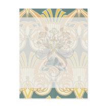 art nouveau ornate royale design postcards