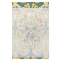 art nouveau ornate royale design stationery design