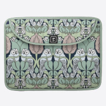 Art Nouveau Owl Nest Pattern Macbook Pro Sleeve macbook sleeves