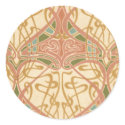 Art Nouveau Pale Design stickers by tnmpastperfect Art Nouveau Pale Design stickers