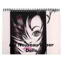 Art Nouveau Paper Dolls Calendar