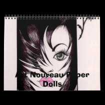 Art Nouveau Paper Dolls Calendar calendars