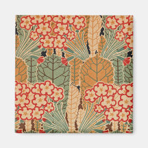 Art Nouveau Pattern #1 at Emporio Moffa Refrigerator Magnet
