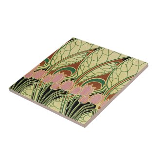 Art Nouveau pattern #1 Tiles