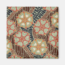 Art Nouveau Pattern #2 at Emporio Moffa Refrigerator Magnet