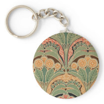 Art Nouveau Pattern #3 at Emporio Moffa Key Chains