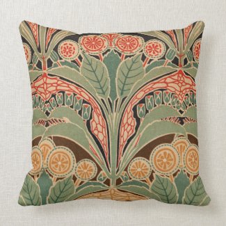 Art Nouveau Pattern #3 at Emporio Moffa Pillows