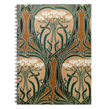 Art Nouveau pattern #9 Note Book