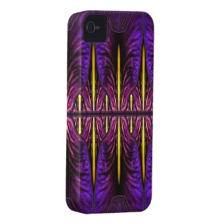 Art Nouveau Pattern Purple iPhone4 Case Mate
