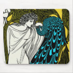 Art Nouveau Peacock Artwork - The Kiss Mousepad