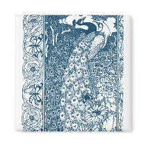 Art Nouveau Peacock magnets