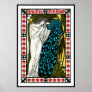 Art Nouveau Peacock Poster by Will H. Bradley