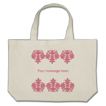 Art nouveau personalized text tote bag