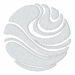 Art Nouveau Planet Swirl Motif Hoodie