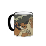 Art Nouveau Portrait mugs