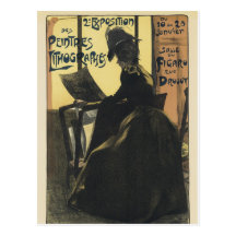 Art Nouveau Postcard - Exposition