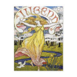 Art Nouveau Postcard - Spring