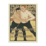 Art Nouveau Postcard - Wrestling
