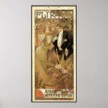 Art Nouveau Poster; Flirt Biscuit; Alphonse Mucha