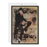 Art Nouveau Poster; Le Grillon; American Bar Custom Announcements