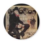 Art Nouveau Poster; Le Grillon; American Bar Magnet