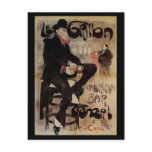 Art Nouveau Poster; Le Grillon; American Bar Post Cards