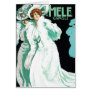 Art Nouveau Poster; Napoli, E. & A. Mele & Ci. Greeting Card