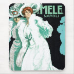 Art Nouveau Poster; Napoli, E. & A. Mele & Ci. Mouse Pad