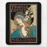 Art Nouveau Poster Prangs Easter Publications 1895 Mouse Pads