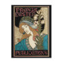 Art Nouveau Poster Prangs Easter Publications 1895 Post Card