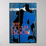 Art Nouveau Poster Print:  Blue Lady - by Bradley