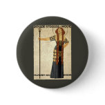 Art Nouveau Poster Richard Strauss Woche, München Pinback Button