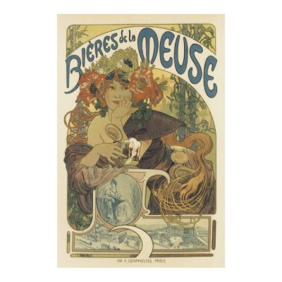 Art Nouveau Posters  - French Beauty by golden_oldies