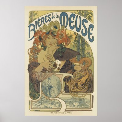 Art Nouveau Posters  - French Beauty by golden_oldies