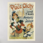 Art Nouveau Posters - Place Clichy