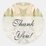 art nouveau pretty geometric pattern flora stickers