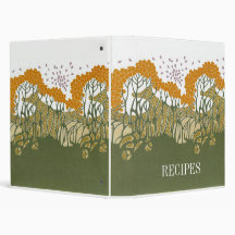 Art Nouveau Recipe Binder