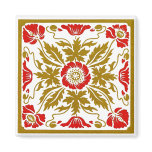 Art Nouveau - Red flowers